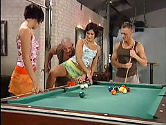 Billiard foursome