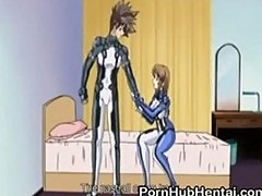 Busty Anime Babe Gets Drilled
